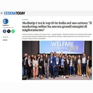 Articolo mediatip è tra le top 10 in italia nel suo settore pubblicato su cesenatoday