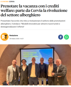 articolo prenotare la vacanza con i crediti welfare pubblicatu su ravennatoday