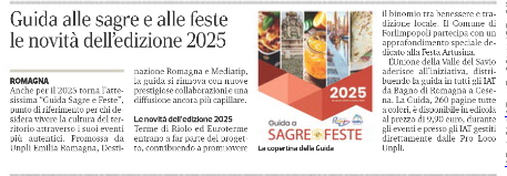 Articolo Guida alle sagre e feste 2025
